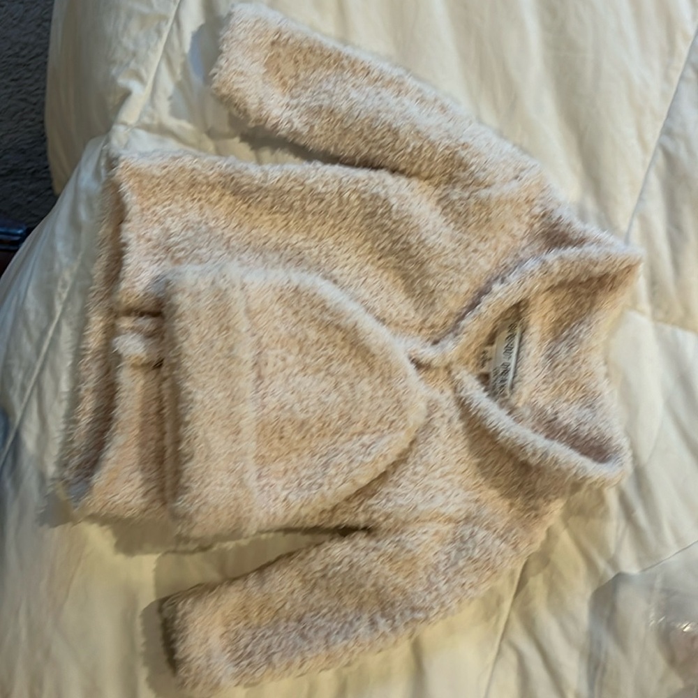 Brand new, soft and cozy cardigan and matching hat